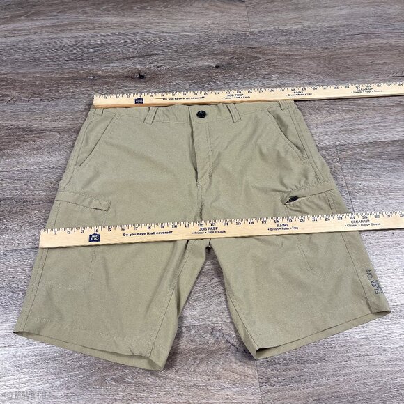 Eddie Bauer Men's Travex Outdoor Shorts Zipped Cargo Pockets Hiking Size 36 Tan - Picture 7 of 10